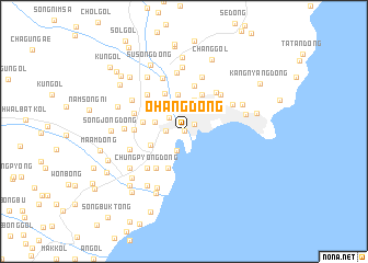 map of Ŏhang-dong