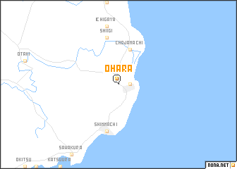 map of Ōhara