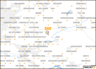 map of Ohe