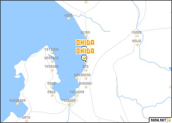 map of Ō-hida