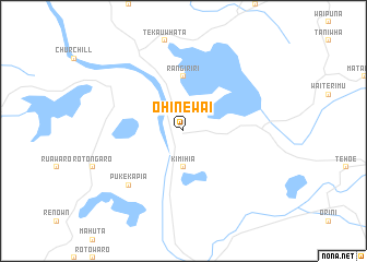 map of Ohinewai