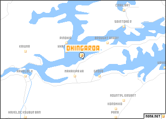 map of Ohingaroa