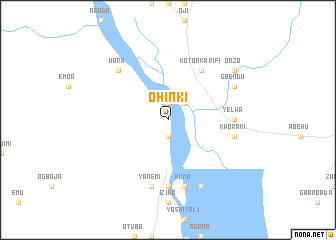 map of Ohinki