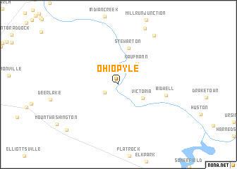 map of Ohiopyle