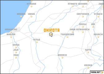 map of Ō-hirota