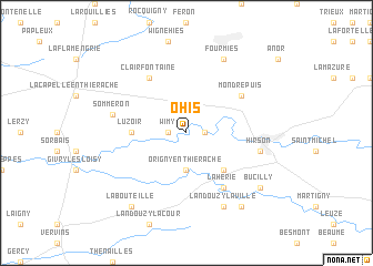 map of Ohis