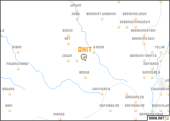 map of Ohit