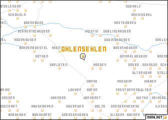 map of Ohlensehlen