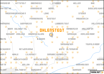 map of Ohlenstedt