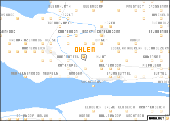 map of Ohlen