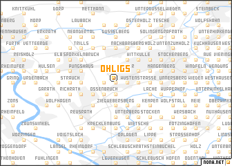 map of Ohligs