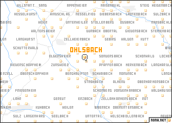 map of Ohlsbach