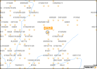 map of O-hma