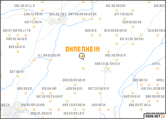 map of Ohnenheim