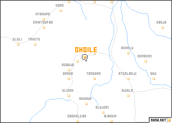 map of Ohoile