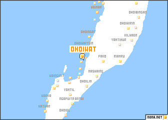 map of Ohoiwat