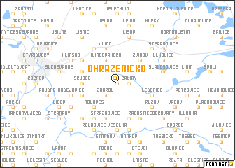 map of Ohrazeníčko