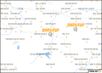 map of Ohrdruf