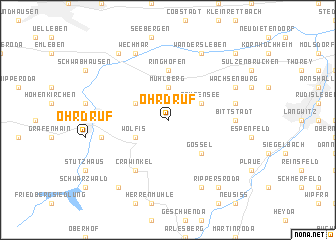 Ohrdruf (Germany) map - nona.net