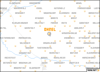 map of Ohrel