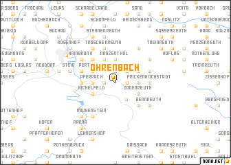 map of Ohrenbach