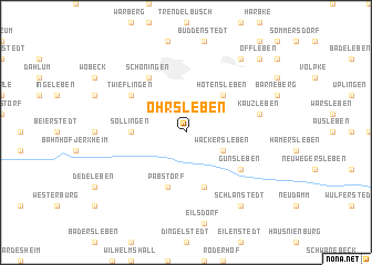 map of Ohrsleben