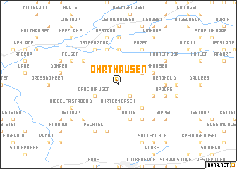 map of Ohrthausen