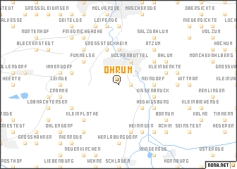 map of Ohrum