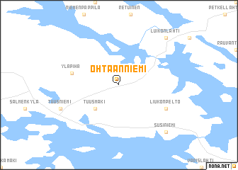 map of Ohtaanniemi