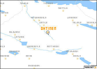 map of Ohtinen