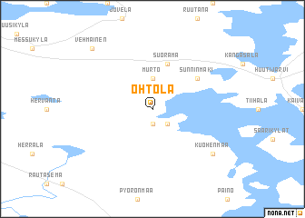 map of Ohtola