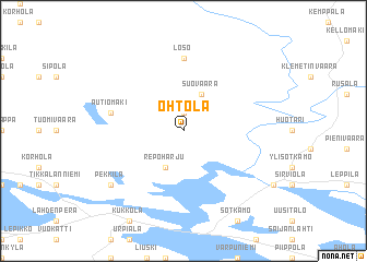 map of Ohtola