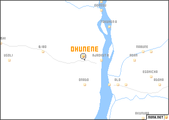 map of Ohunene