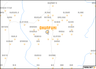 map of Ohunfumi