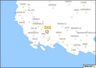 map of Õhu