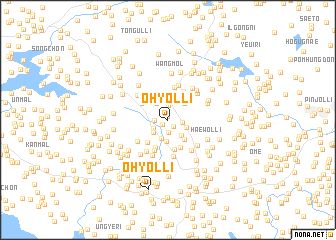 map of Ohyŏl-li