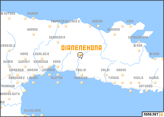 map of Oianenehona