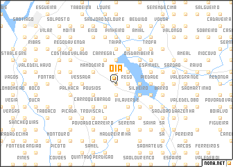 map of Oiã