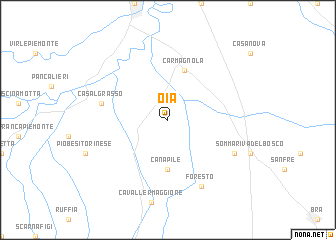 map of Oia