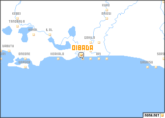 map of Oibada