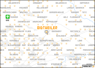 map of Oidtweiler