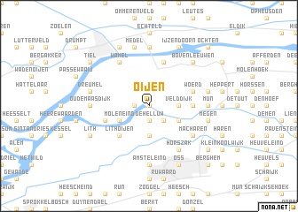 map of Oijen