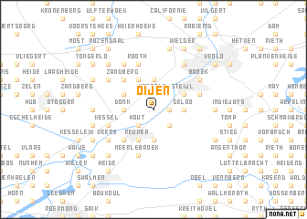 map of Oijen