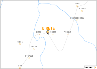 map of Oikete