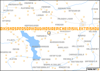 map of Oikismós Prosopikoú Dimósia Epicheirisi Ilektrismoú
