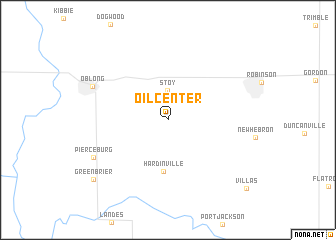 map of Oil Center