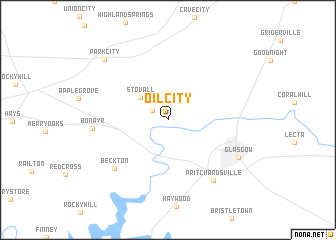 map of Oil City