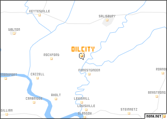 map of Oil City