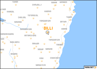 map of Ŏil-li