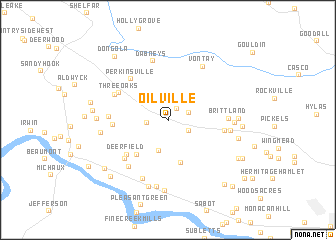 map of Oilville